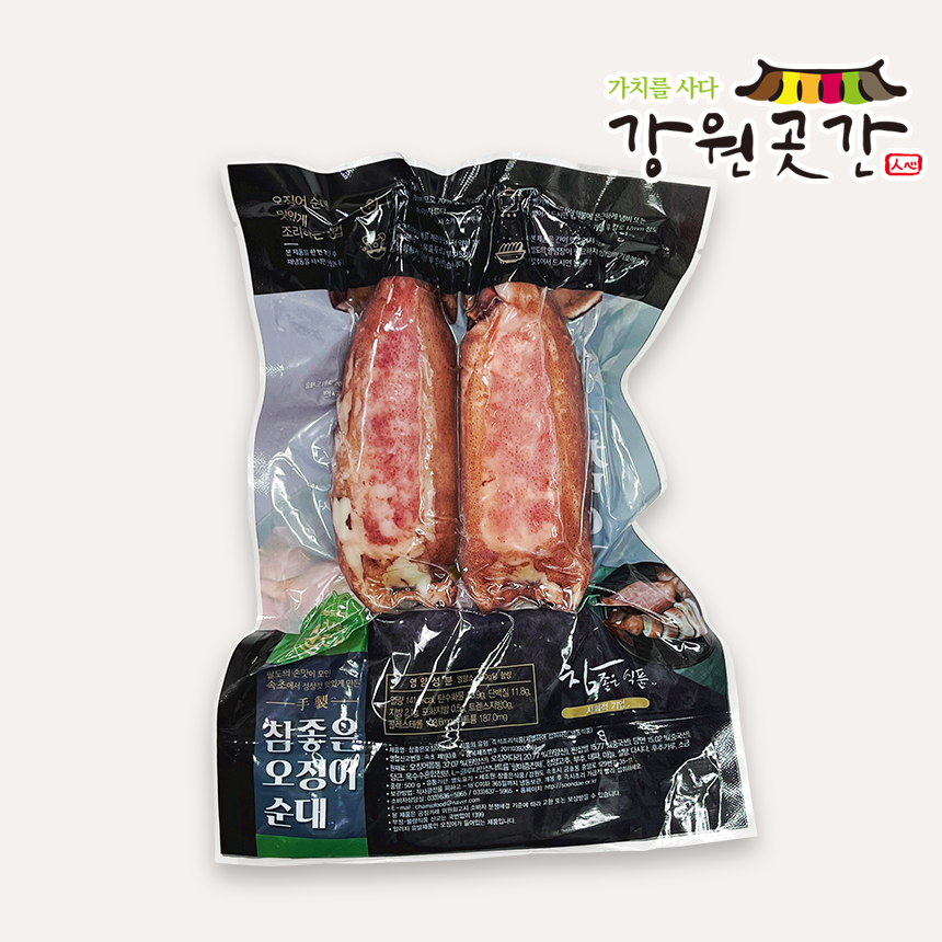 강원더몰,[속초]참좋은 오징어순대(진공팩) 500g