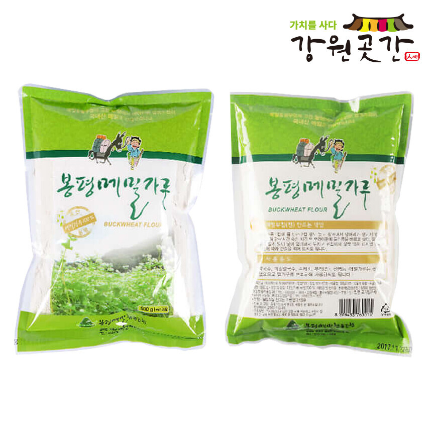 강원더몰,[평창]봉평순메밀가루 500g 국내산 메밀 100%