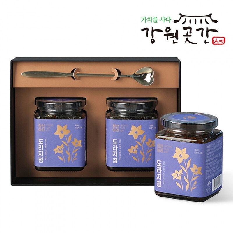 [정선]정선아리 도라지청 선물 세트 450g×2병, 900g - 강원곳간.com