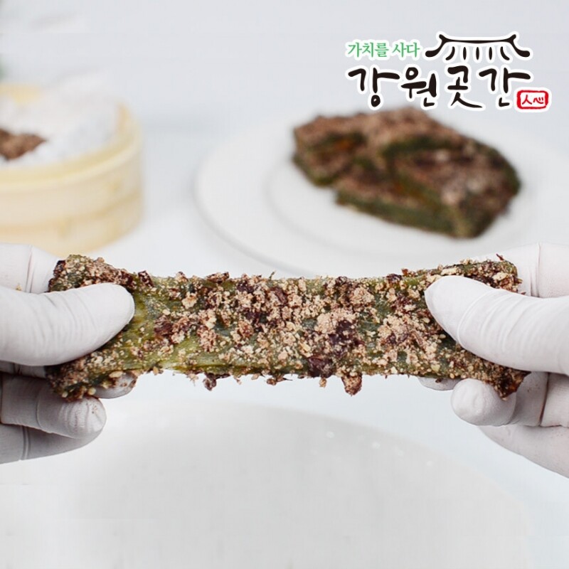 [평창] 채충자 수리취 찹쌀 시루떡 450g - 강원곳간.com