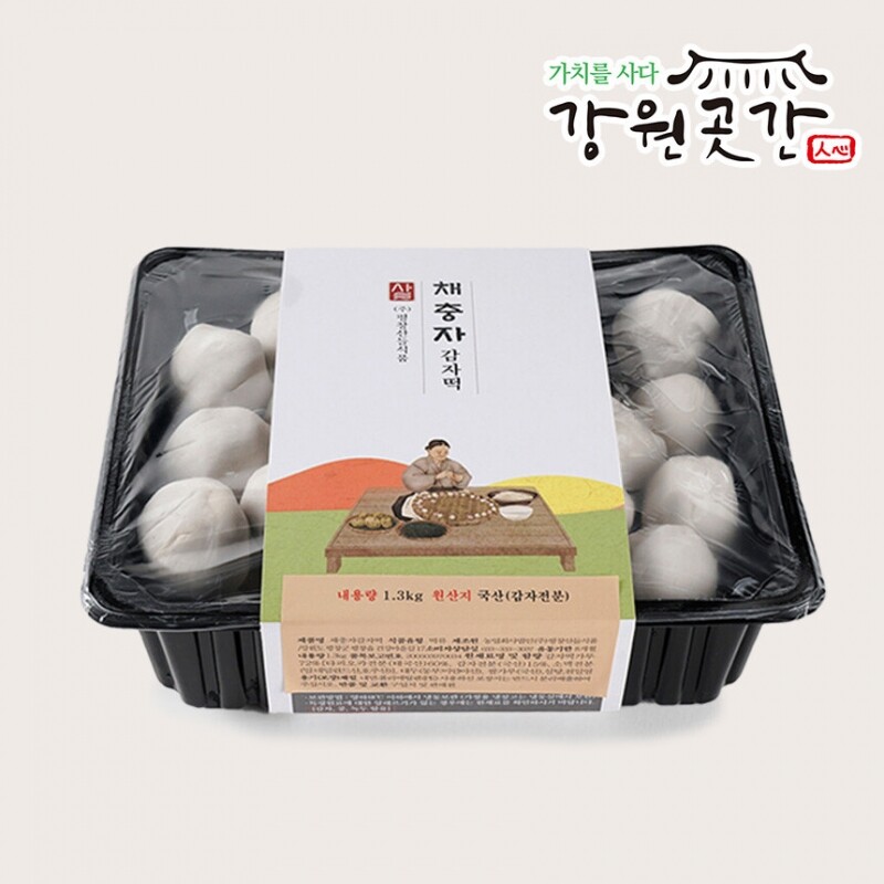 [평창] 채충자 수리취 찹쌀 시루떡 4팩(450g×4팩) 1.8kg - 강원곳간.com