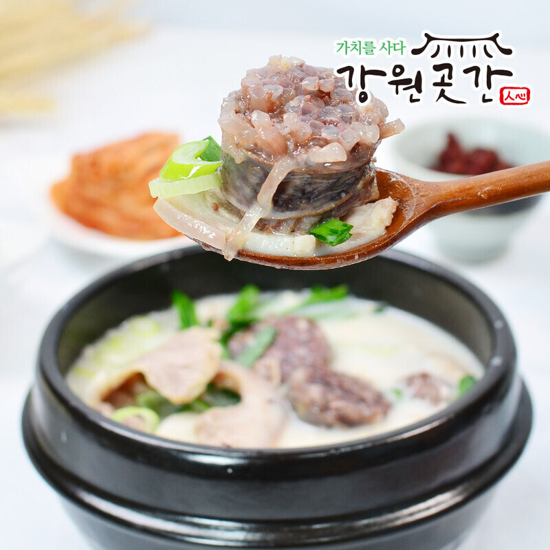원주몰,강원곳간 맛성비 순대국 돼지국밥 건더기만 180g